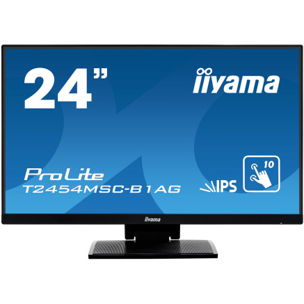 iiyama ProLite T2454MSC-B1AG écran plat de PC 60,5 cm (23.8") 1920 x 1080 pixels Full HD LED Écran tactile Multi-utilisateur