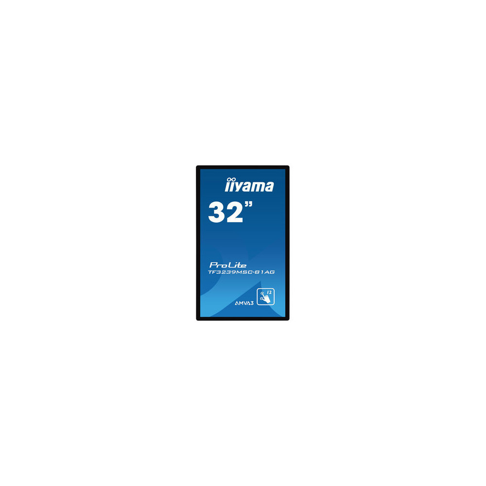 iiyama ProLite TF3239MSC-B1AG écran plat de PC 80 cm (31.5") 1920 x 1080 pixels Full HD LED Écran tactile Multi-utilisateur Noir