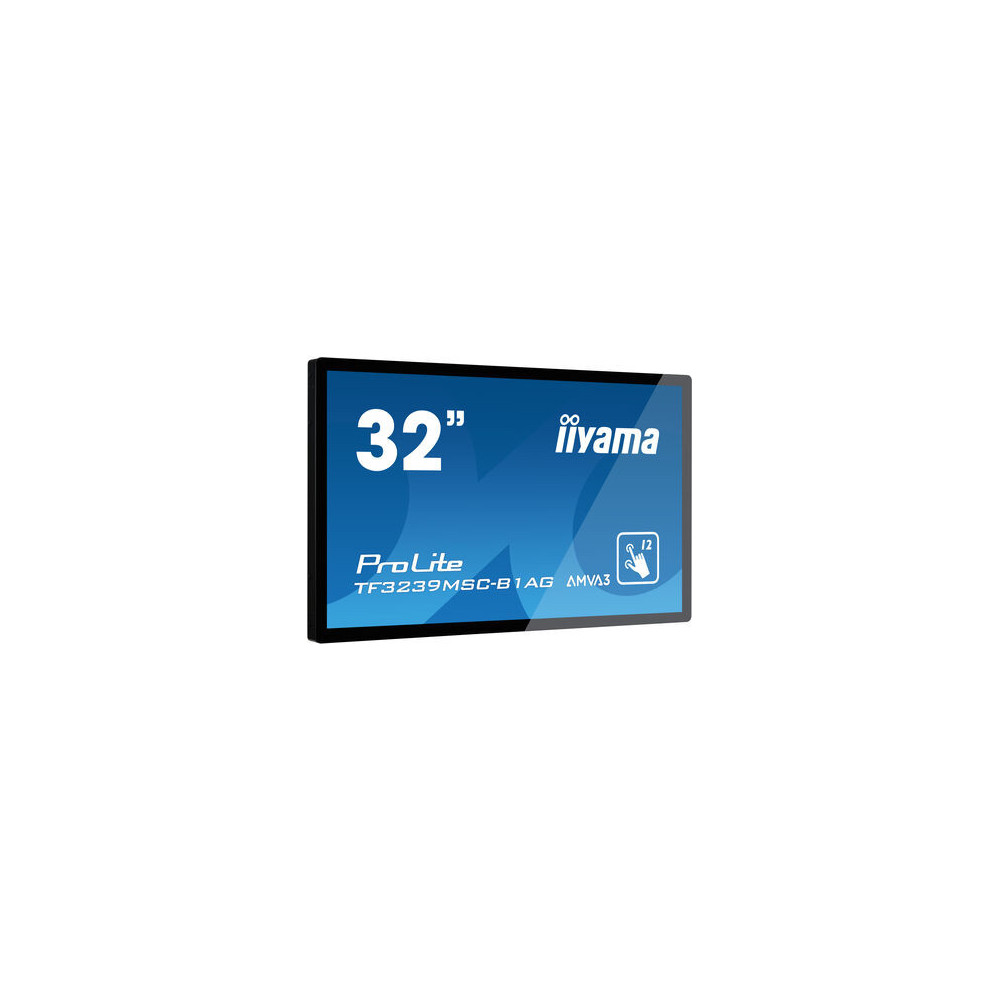 iiyama ProLite TF3239MSC-B1AG écran plat de PC 80 cm (31.5") 1920 x 1080 pixels Full HD LED Écran tactile Multi-utilisateur Noir