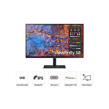 Samsung LS32B800PXU écran plat de PC 81,3 cm (32") 3840 x 2160 pixels 4K Ultra HD LCD Noir