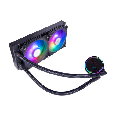 Cooler Master MasterLiquid PL240 Flux Processeur Kit de refroidissement du liquide 12 cm Noir