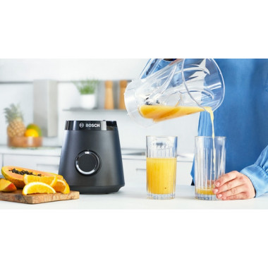 Bosch Serie 4 MMB6141B blender 1,5 L Mélangeur de table 1200 W Noir