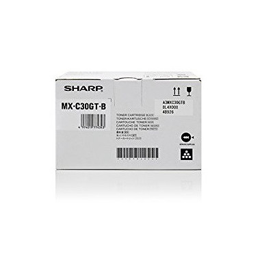 Sharp MXC30GTB Cartouche de toner 1 pièce(s) Original Noir