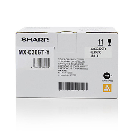 Sharp MXC30GTY Cartouche de toner 1 pièce(s) Original Jaune