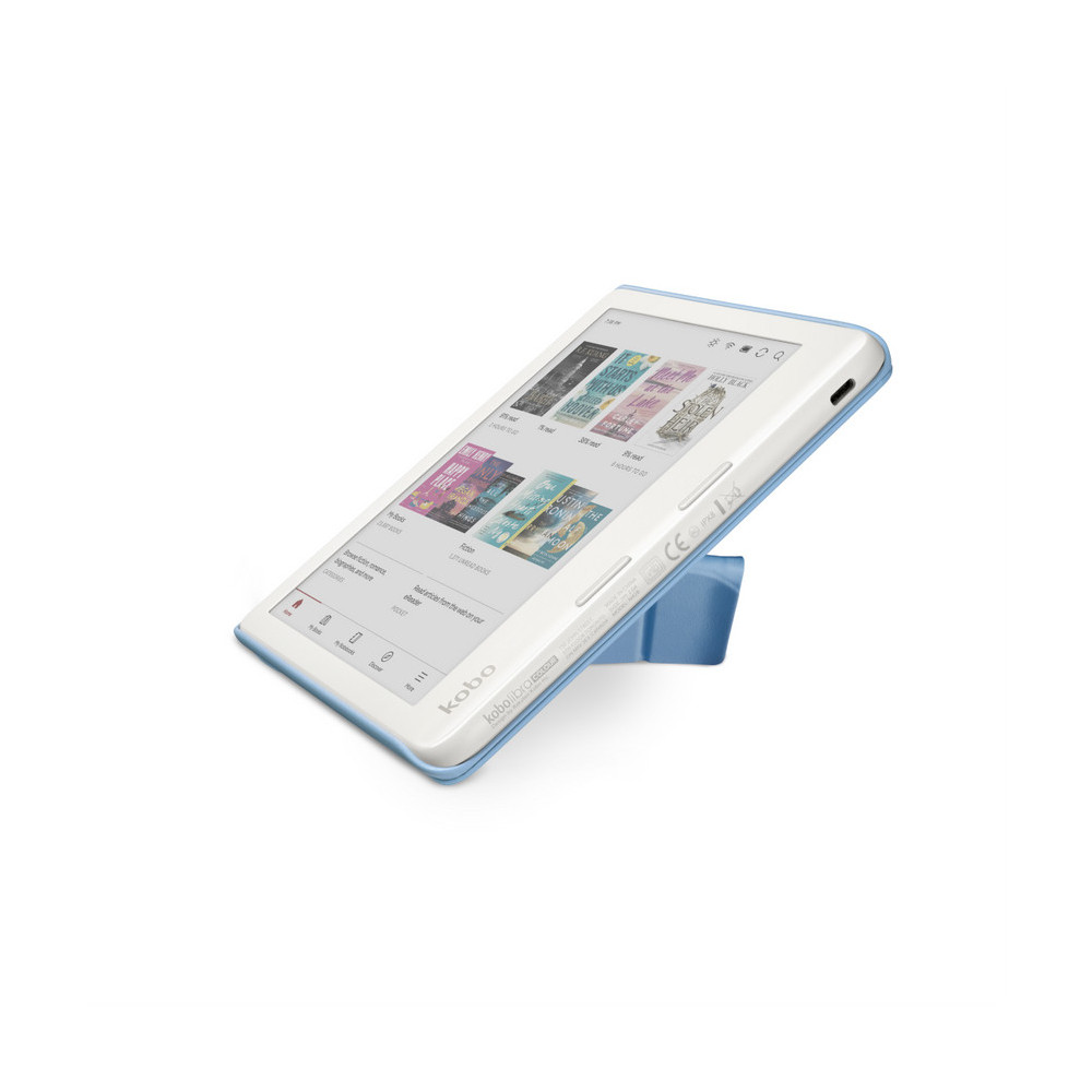 Rakuten Kobo SleepCover étui pour lecteur d'e-book 17,8 cm (7") Folio Bleu