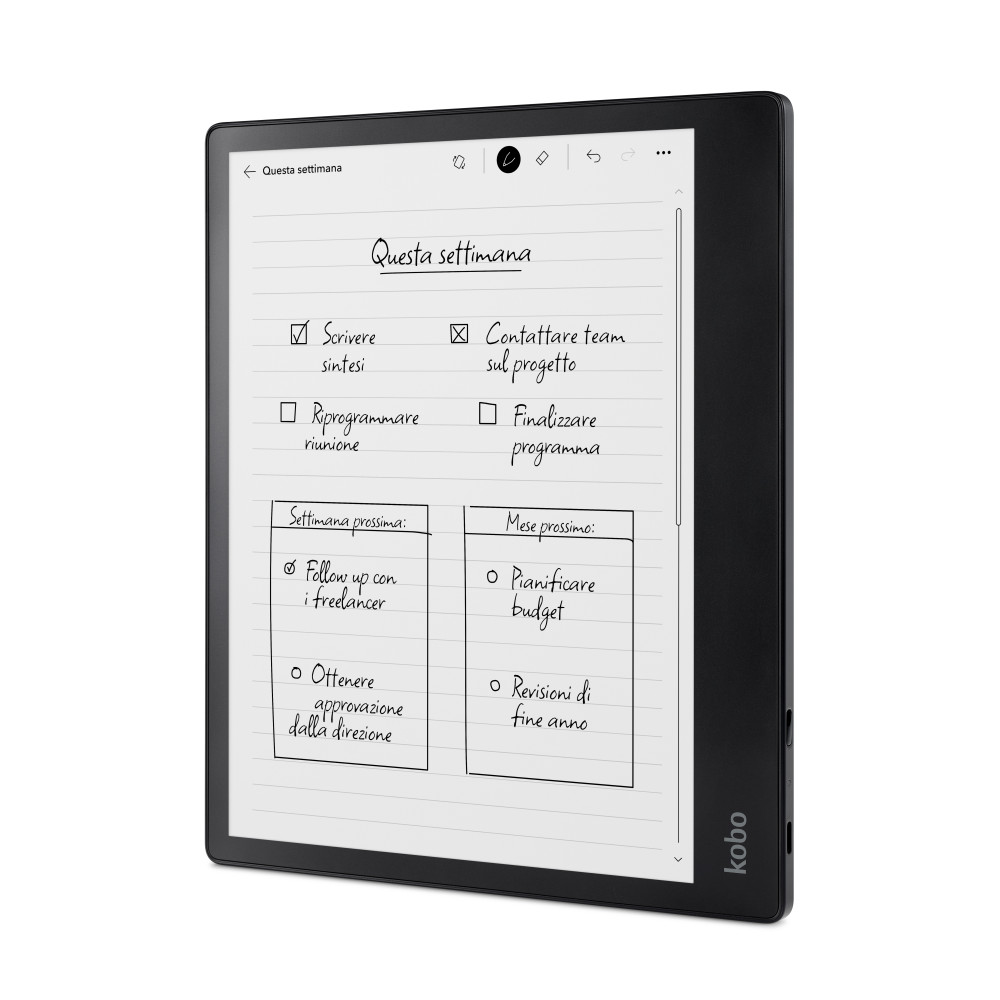 Rakuten Kobo Elipsa 2E Liseuse Écran tactile 32 Go Wifi Noir
