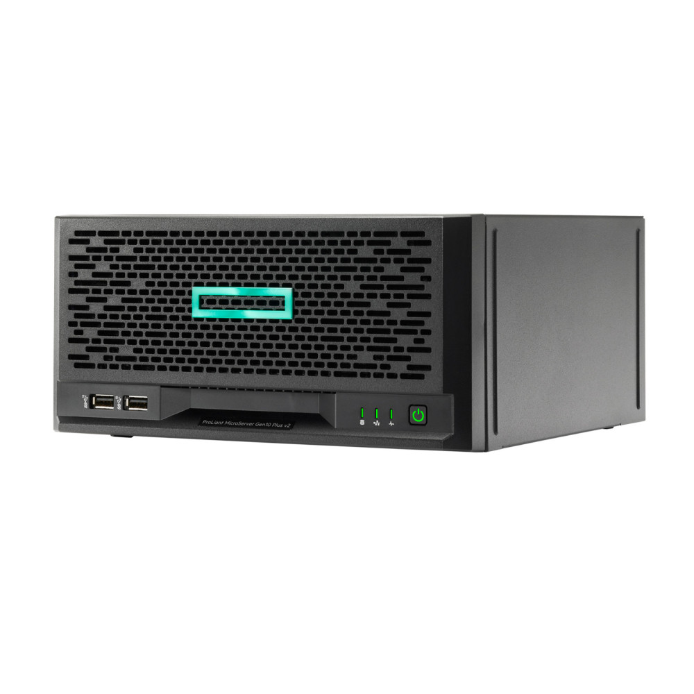 HPE ProLiant MicroServer Gen10+ v2 serveur 0 Go Ultra Micro Tower Intel® Pentium® Gold G6405 4,1 GHz 16 Go DDR4-SDRAM 180 W