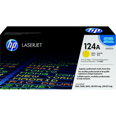 HP 124A toner LaserJet jaune authentique