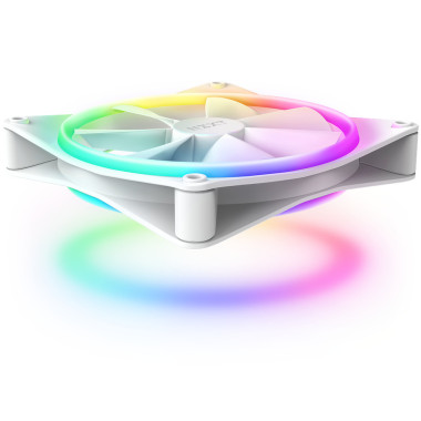 NZXT F140 RGB DUO Twin Pack Boitier PC Ventilateur 14 cm Blanc 2 pièce(s)