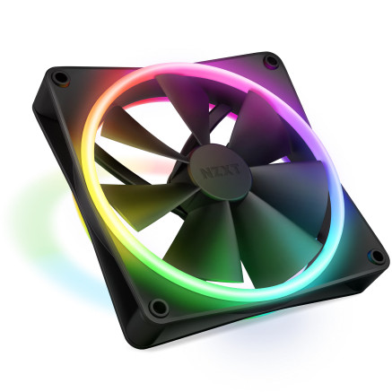 NZXT F140 RGB DUO Ventilateur 14 cm Noir 1 pièce(s)