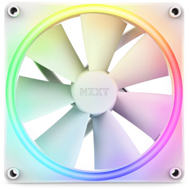 NZXT F140 RGB DUO Ventilateur 14 cm Blanc 1 pièce(s)