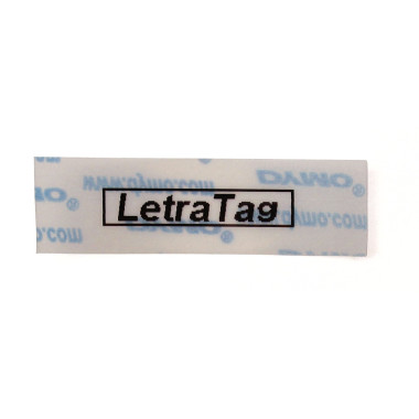 DYMO Étiquettes en plastique ® LetraTag® - 12 mm