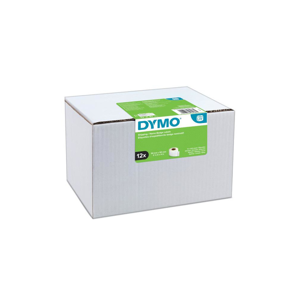 DYMO LW - Étiquettes d'expédition de badge nominatif - 54 x 101 mm - S0722420 DYMO LW - Étiquettes d'expédition de badge nominatif - 54 x 101 mm - S0722420