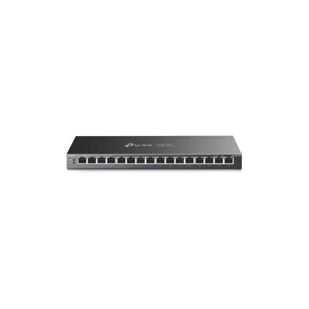 TP-Link TL-SG116P commutateur réseau Non-géré Gigabit Ethernet (10 100 1000) Connexion Ethernet, supportant l'alimentation via TP-Link TL-SG116P commutateur réseau Non-géré Gigabit Ethernet (10 100 1000) Connexion Ethernet, supportant l'alimentation via