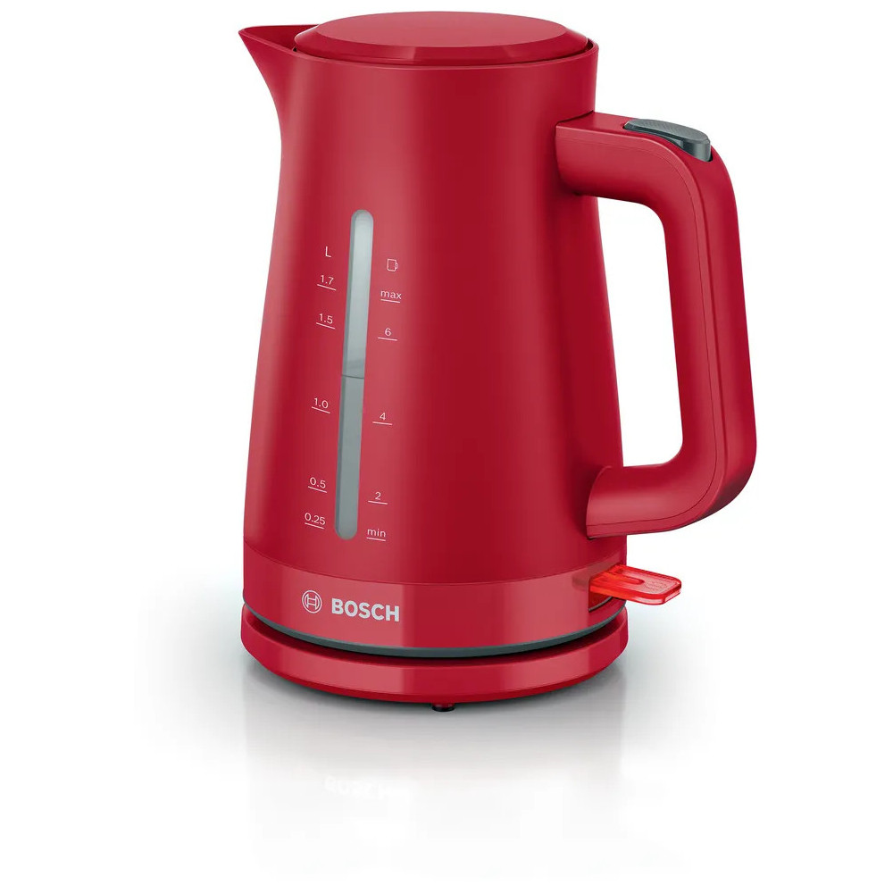 Bosch TWK3M124 bouilloire 1,7 L 2400 W Rouge