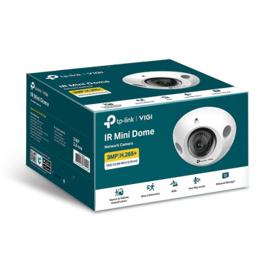 TP-Link VIGI C230I MINI(2.8MM) caméra de sécurité Dôme Caméra de sécurité IP Intérieure et extérieure 2304 x 1296 pixels Plafond