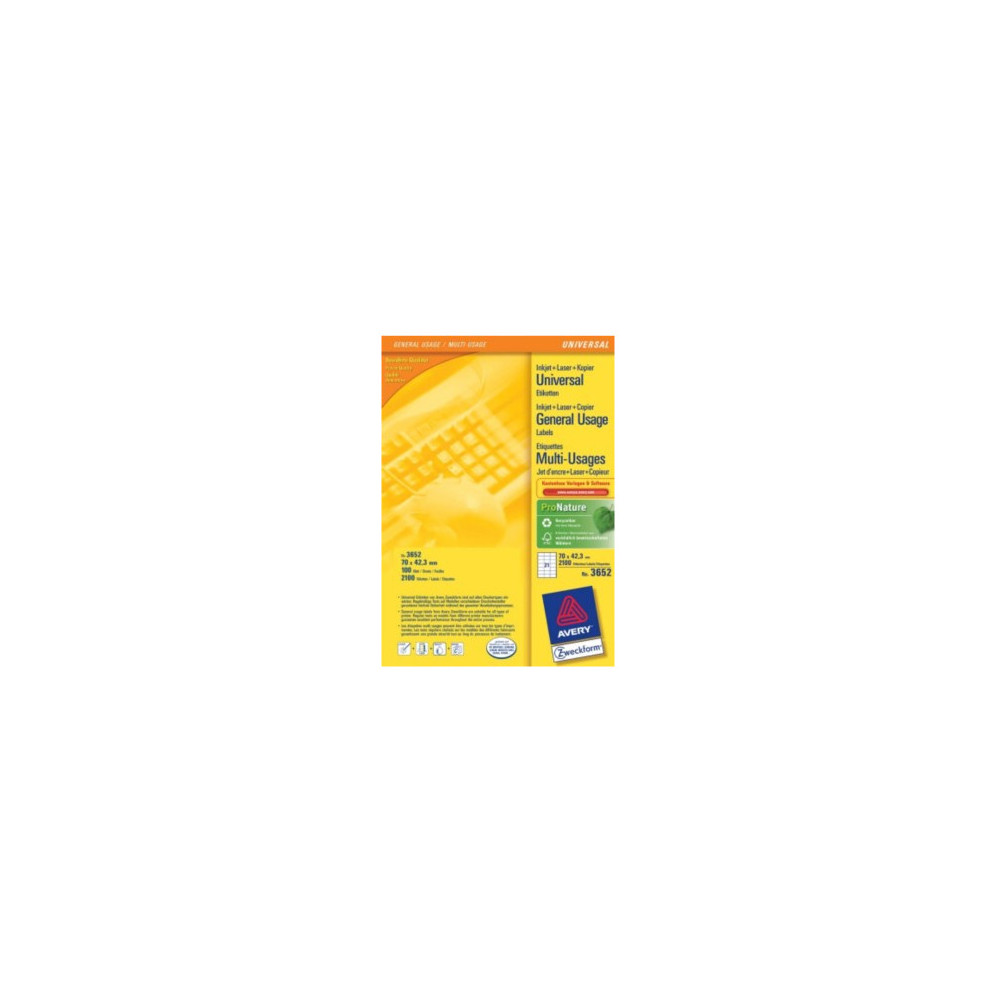 Avery Multi-Function Labels Blanc Avery Multi-Function Labels Blanc
