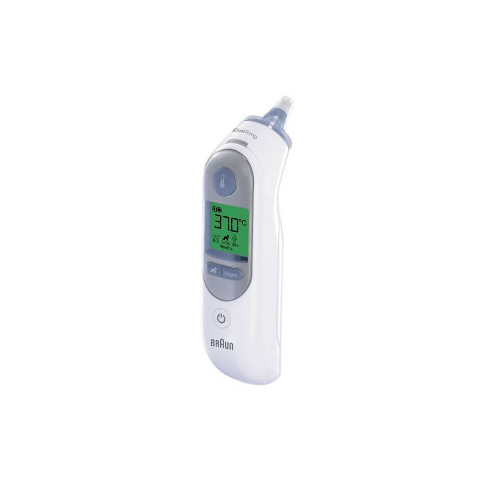 Braun ThermoScan 7 Détection arrière Blanc Oreille