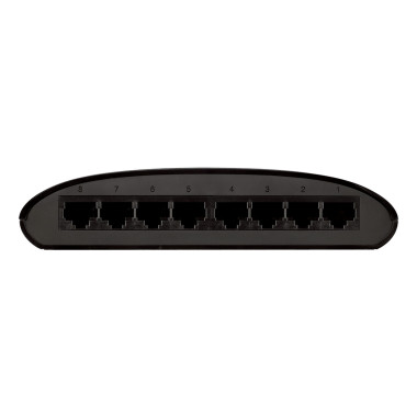 D-Link DES-1008D Non-géré Fast Ethernet (10 100) Noir