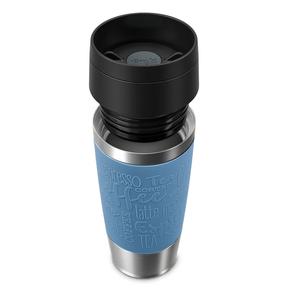 EMSA Travel Mug Classic 36 ml Bleu, Acier inoxydable