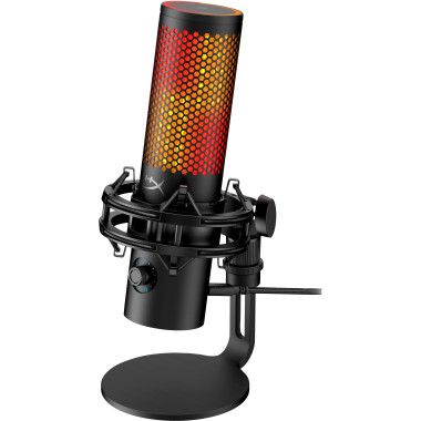 HP HyperX QuadCast 2 S - USB Microphone (Black) Noir Microphone de table