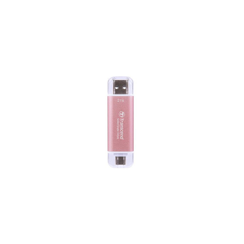 Transcend ESD310 2 To USB Type-A vers USB Type-C 3.2 Gen 2 (3.1 Gen 2) Rose Transcend ESD310 2 To USB Type-A vers USB Type-C 3.2 Gen 2 (3.1 Gen 2) Rose