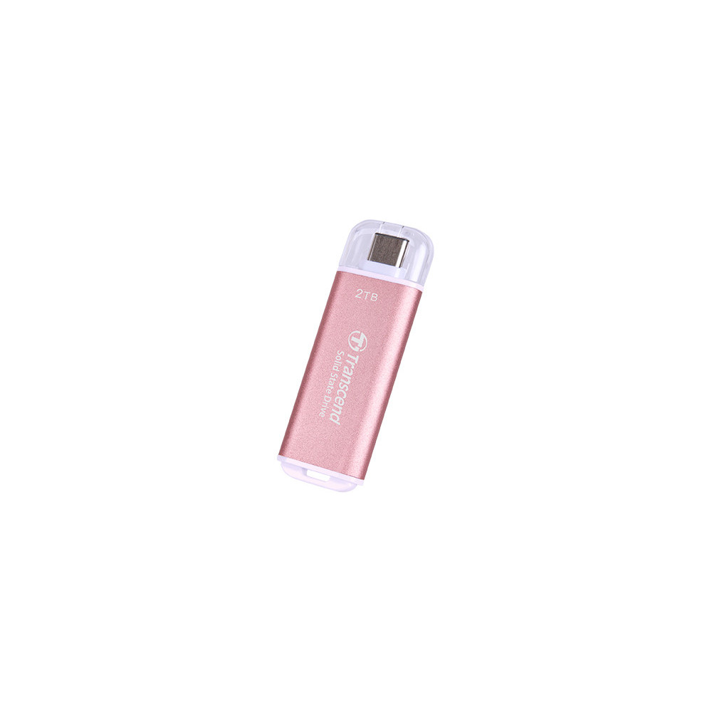 Transcend TS2TESD300P lecteur à circuits intégrés externe 2 To USB Type-C Bleu