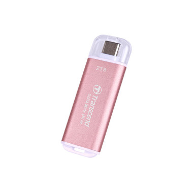 Transcend TS2TESD300P lecteur à circuits intégrés externe 2 To USB Type-C Bleu