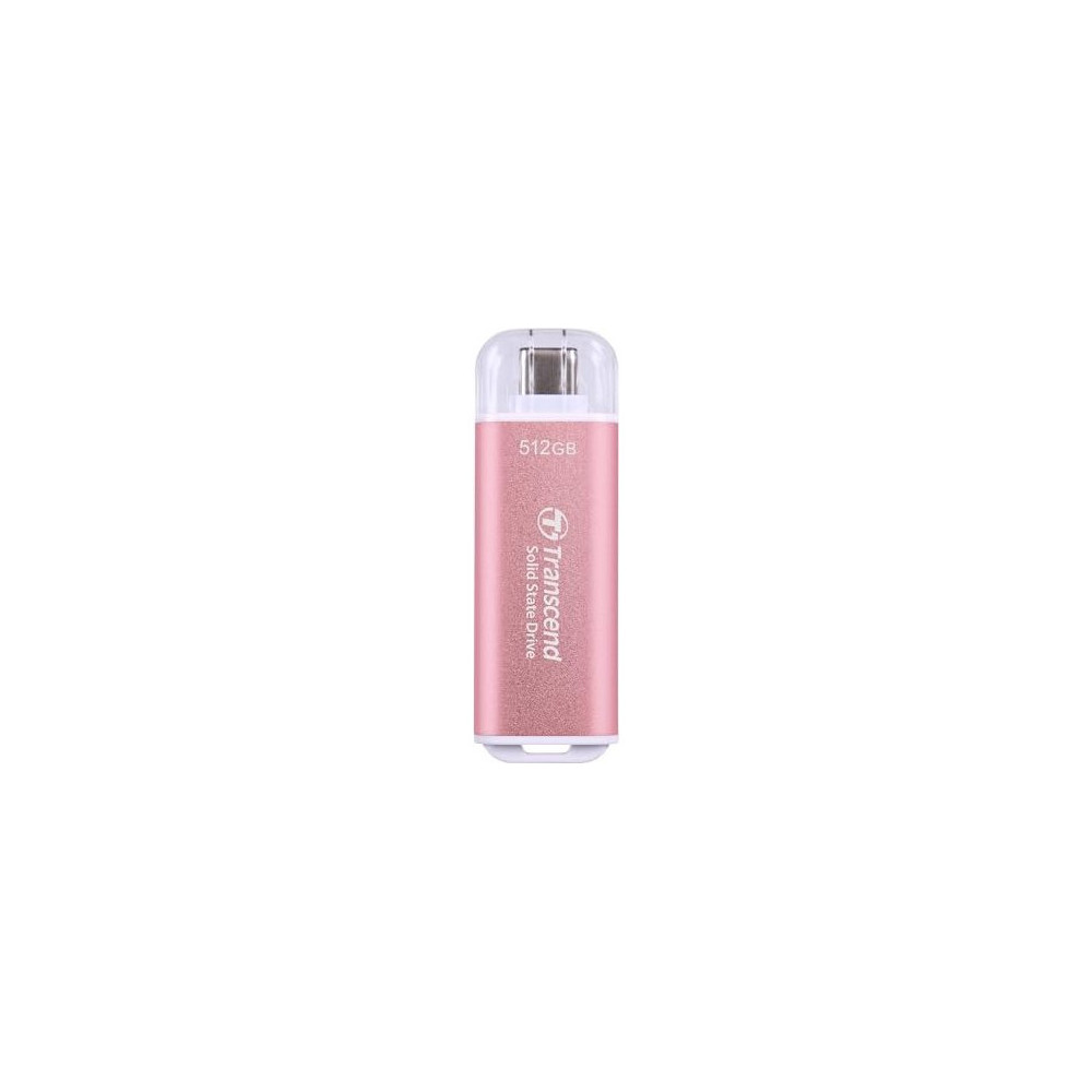 Transcend ESD300 512 Go USB Type-C 3.2 Gen 2 (3.1 Gen 2) Rose Transcend ESD300 512 Go USB Type-C 3.2 Gen 2 (3.1 Gen 2) Rose