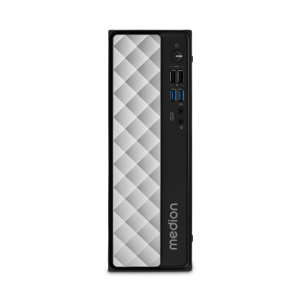 MEDION AKOYA T80 Intel® Core™ i5 i5-12450H 16 Go DDR4-SDRAM 512 Go SSD Windows 11 Home Mini PC Noir