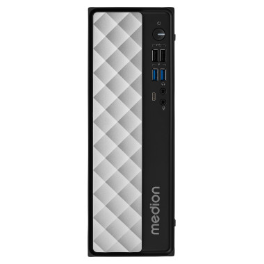 MEDION AKOYA T80 Intel® Core™ i5 i5-12450H 8 Go DDR4-SDRAM 512 Go SSD Windows 11 Home Mini PC Noir
