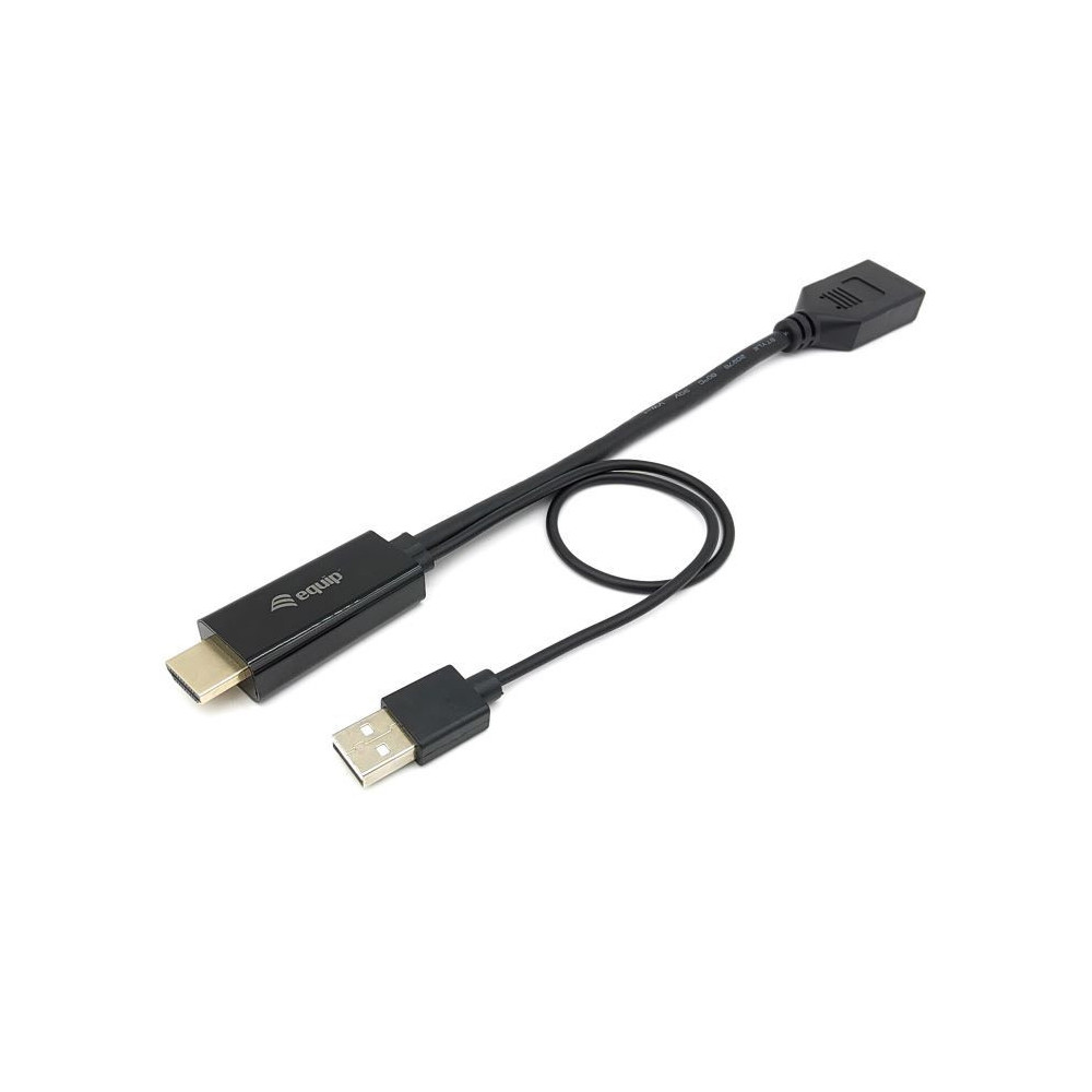 Equip 119039 câble vidéo et adaptateur 0,15 m HDMI Type A (Standard) DisplayPort Noir