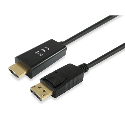 Equip 119390 câble vidéo et adaptateur 2 m DisplayPort HDMI Noir