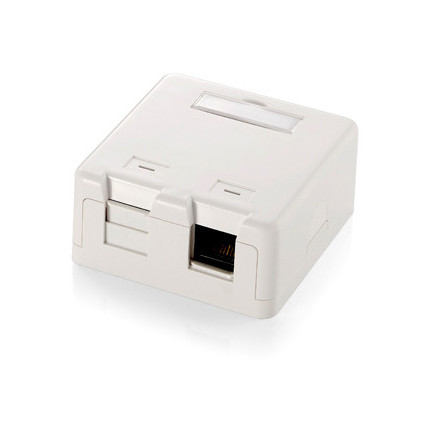 Equip 125122 boitier de prise de courant Blanc