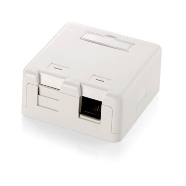 Equip 125122 boitier de prise de courant Blanc