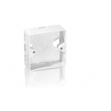 Equip 125560 boitier de prise de courant Blanc