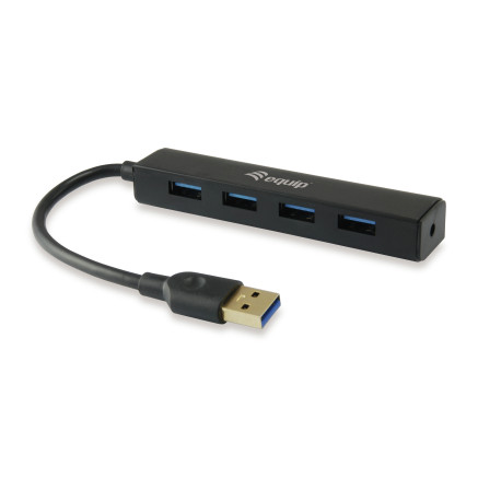 Equip 128953 hub & concentrateur USB 3.2 Gen 1 (3.1 Gen 1) Type-A 5000 Mbit s Noir