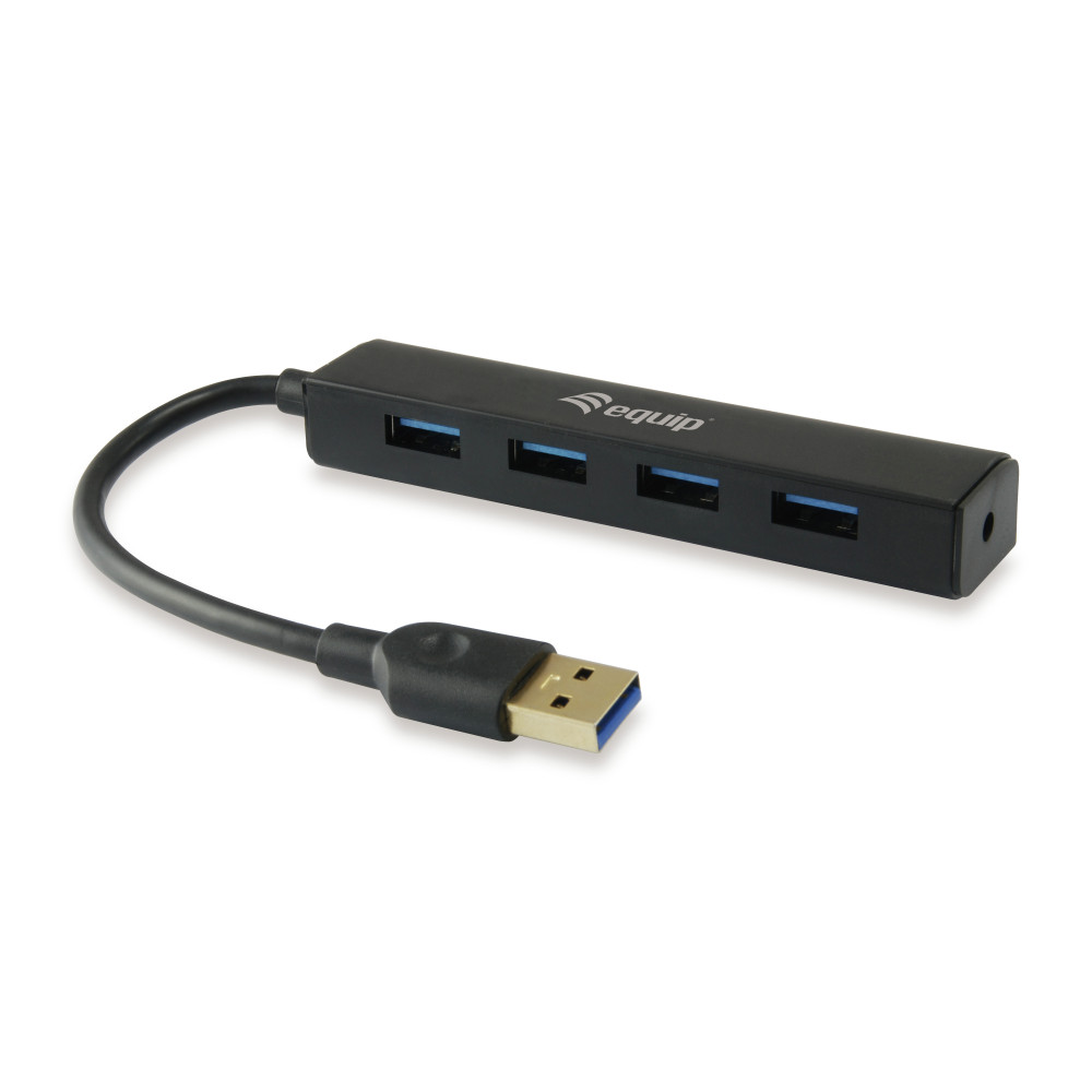 Equip 128953 hub & concentrateur USB 3.2 Gen 1 (3.1 Gen 1) Type-A 5000 Mbit s Noir Equip 128953 hub & concentrateur USB 3.2 Gen 1 (3.1 Gen 1) Type-A 5000 Mbit s Noir