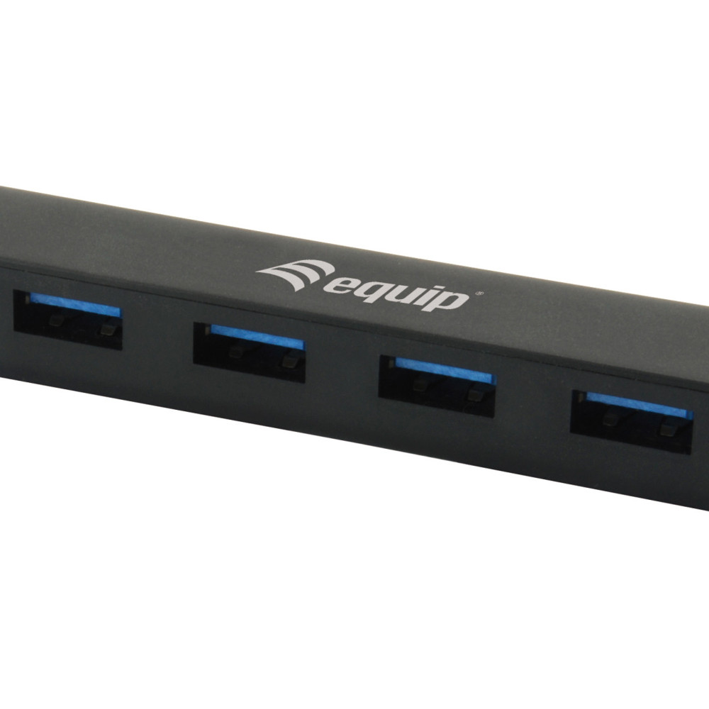 Equip 128954 hub & concentrateur USB 3.2 Gen 1 (3.1 Gen 1) Type-C 5000 Mbit s Noir