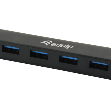 Equip 128954 hub & concentrateur USB 3.2 Gen 1 (3.1 Gen 1) Type-C 5000 Mbit s Noir
