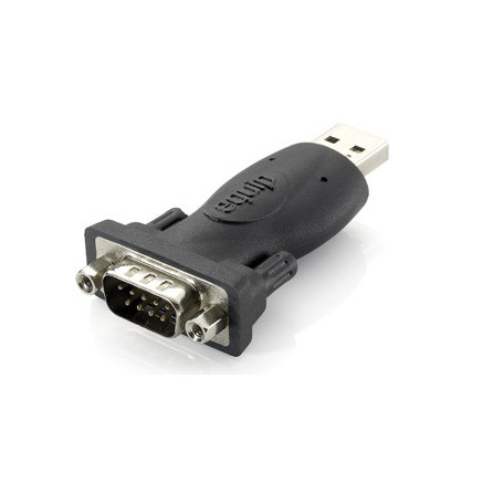 Equip 133382 changeur de genre de câble USB A RS-232 Noir