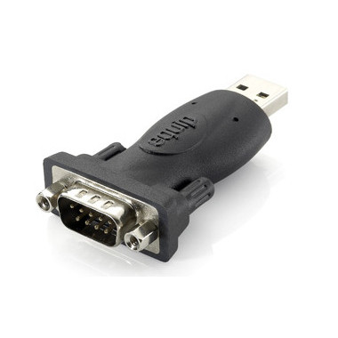 Equip 133382 changeur de genre de câble USB A RS-232 Noir