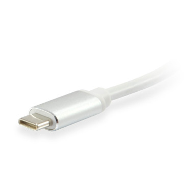 Equip 133452 adaptateur graphique USB 4096 x 2160 pixels Blanc