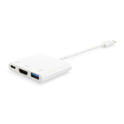 Equip 133461 station d'accueil USB 3.2 Gen 1 (3.1 Gen 1) Type-C Blanc