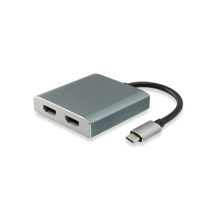 Equip 133464 adaptateur graphique USB 4096 x 2160 pixels Gris