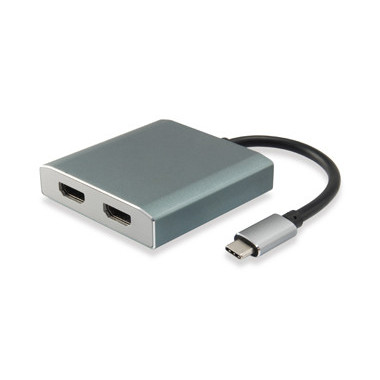 Equip 133464 adaptateur graphique USB 4096 x 2160 pixels Gris