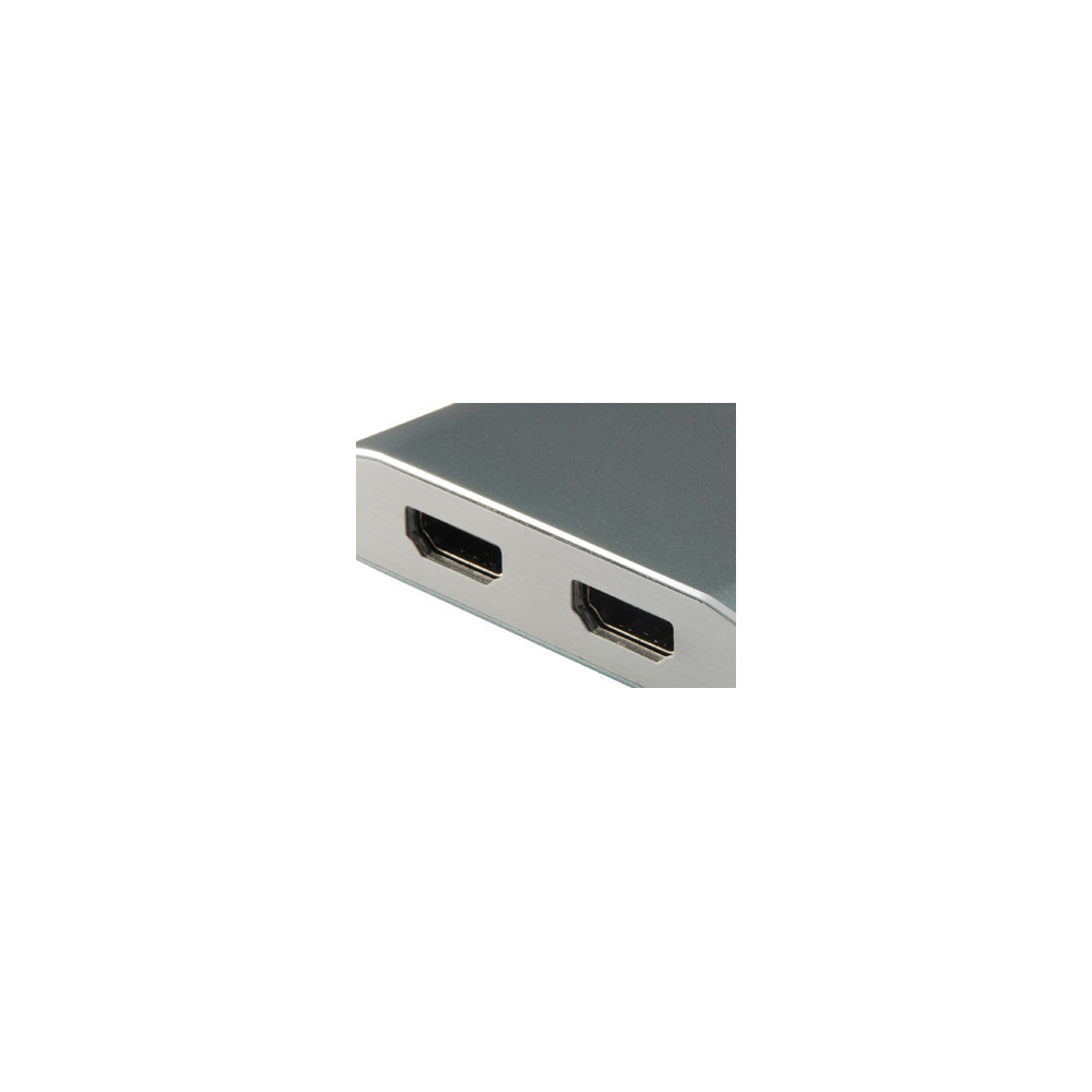 Equip 133464 adaptateur graphique USB 4096 x 2160 pixels Gris
