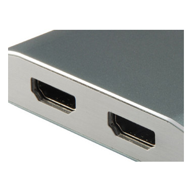 Equip 133464 adaptateur graphique USB 4096 x 2160 pixels Gris
