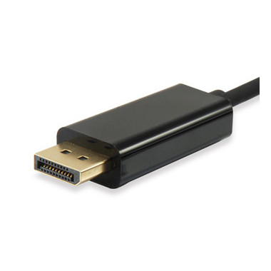 Equip 133467 câble vidéo et adaptateur 1,8 m USB Type-C DisplayPort Noir