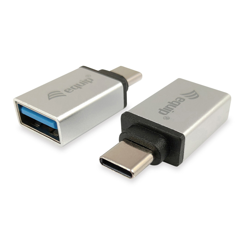 Equip 133473 changeur de genre de câble USB Type C USB Type A Argent